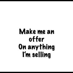 Getting rid of everything make an offer ❤️